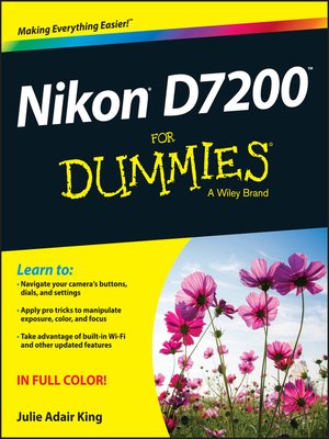 cover image of Nikon D7200 For Dummies